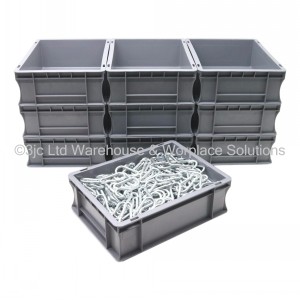 Heavy Duty Stacking Euro Box 40cm 10 Litre